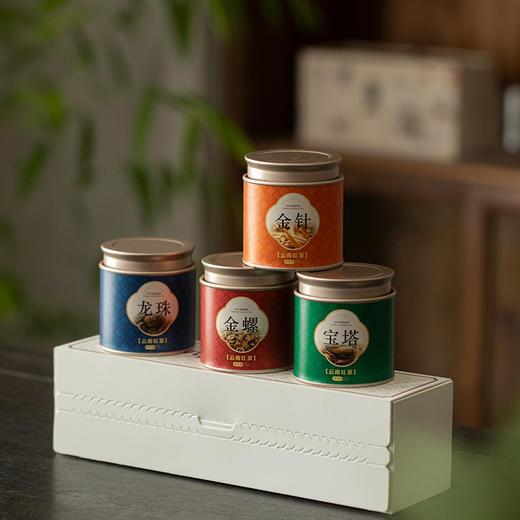 滇红四宝 | 云南凤庆核心产区，88年非遗传承，手工制作，一盒集齐四种经典香型（5-7天发货） 商品图6