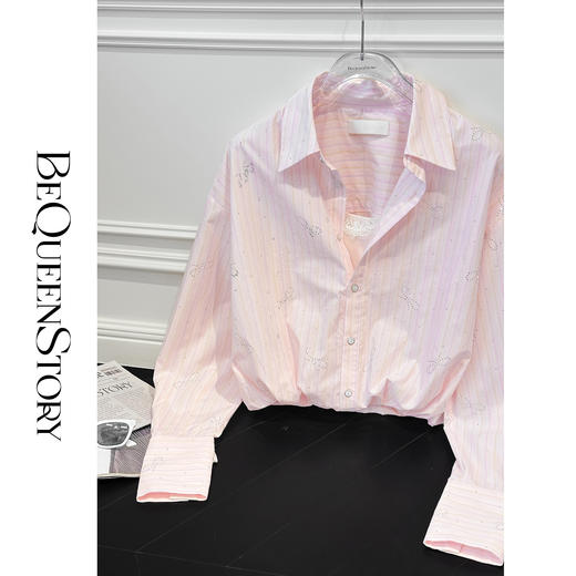 【大货捡漏，不退不换】  【温柔御姐】100棉轻奢时髦百搭气质衬衫2025春装新款 商品图4