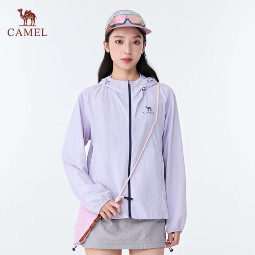 骆驼（CAMEL）中性款梭织标准长防晒衣W36BA70007 商品图7