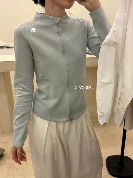 F040762夏季新款修身薄款透气立领收腰显瘦长袖外套 商品图1