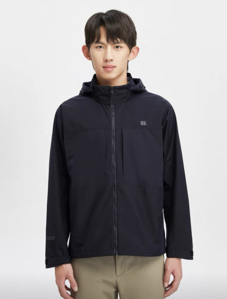 47-11 韩国尾单 两棵树 男士撞色软壳外套 春夏冲锋衣 轻柔轻薄 抗风挡雨 可拆卸连帽