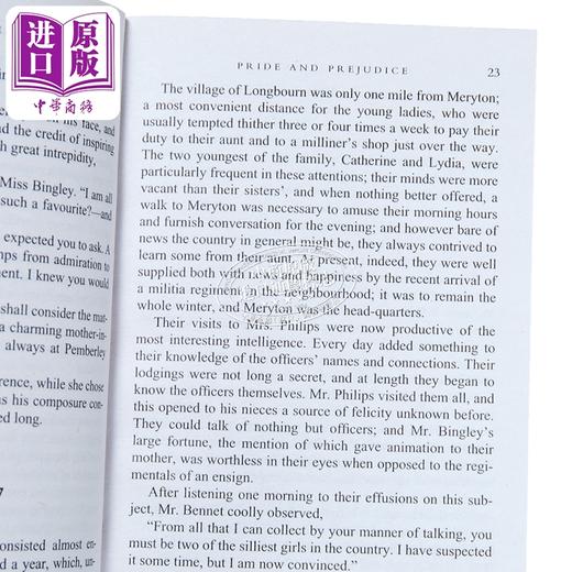 【中商原版】傲慢与偏见英文版小说 Pride and Prejudice书籍 简奥斯汀可搭flipped无人生还简爱word power made外文书店灿烂千阳 商品图3