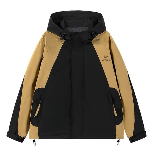 F040749休闲日常通勤男女同款透气软壳冲锋衣连帽外套 商品图1