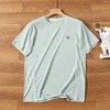 F040707夏季新款休闲男女舒适百搭柔软亲肤棉质短袖T恤上衣 商品缩略图5