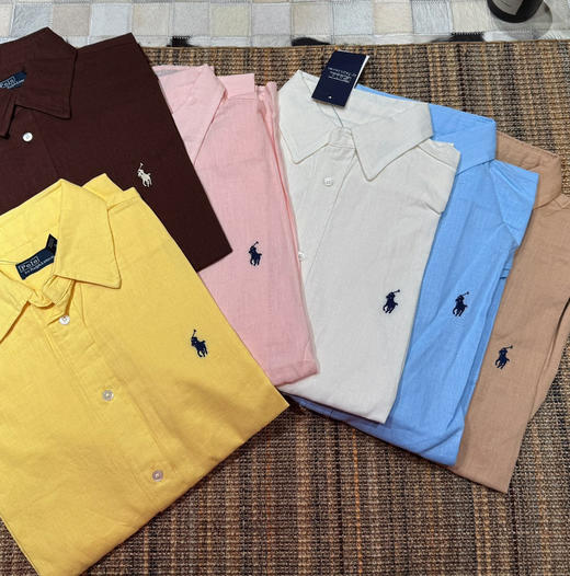 原单𝐑𝐚𝐥𝐩𝐡拉夫进口亚麻衬衫➕短裤040104 商品图4