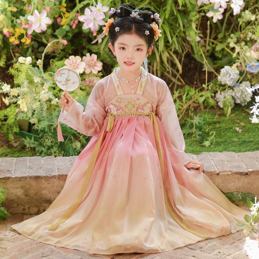 【团购】【菀柠】苏城纪女童襦裙汉服SL3186长袖 商品图9