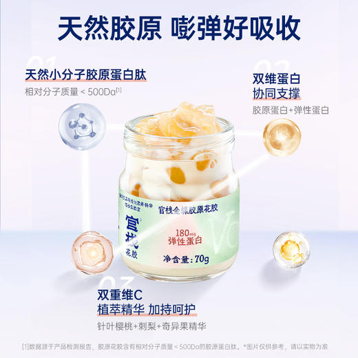 官栈·金蝶胶原花胶致爱繁花礼盒550g 商品图2