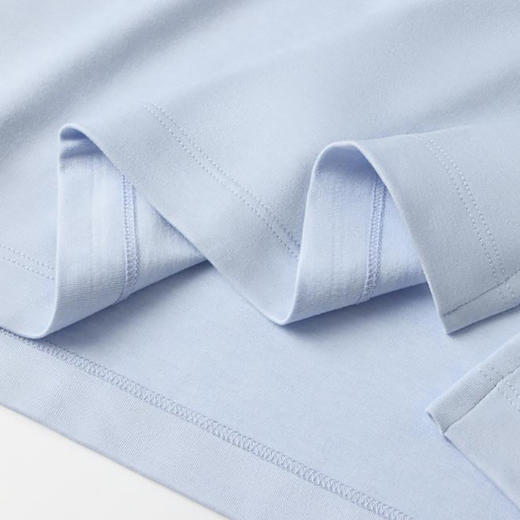 触感棉 云柔软糯速干棉感男女同款圆领短袖T恤   HLS-HK86003# 商品图7