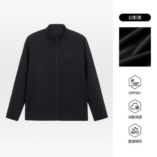 骆驼（CAMEL）男款针织标准长防晒衣A16BZ29005 商品图0