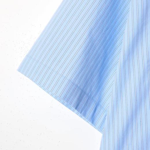 SDSA男装2026新款高贵轻奢简约撞色竖纹短袖衬衫小马刺绣百搭上衣 商品图3