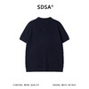 SDSA男装2026新款高贵轻奢老钱风竖纹纽扣翻领短袖T恤百搭休闲 商品缩略图4
