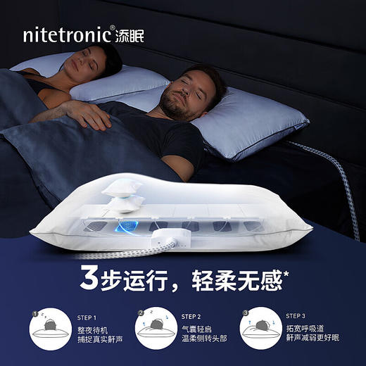 热卖中！！顺丰发货！【中美德发明专利 15天免费试睡】Nitetronic 添眠智能止鼾枕 商品图8
