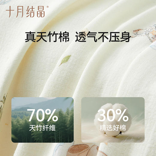 婴儿竹棉背心睡袋春夏季透气幼儿一体式宝宝分腿式防踢被 商品图1