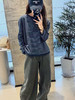 YW2596蓝白条薄款长袖T 商品缩略图0