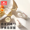 科巢辅食工具宝宝自主进食硅胶儿童餐具婴儿学吃饭训练元宝叉勺子 商品缩略图0