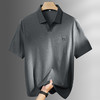【DPF】大依优型大码男装夏季小V领短袖POLO衫商务休闲透气上衣棉质T恤 商品缩略图4