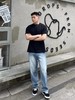 F040730夏季新款男子户外空气T恤吸湿速干短袖情侣款半袖T恤 商品缩略图13