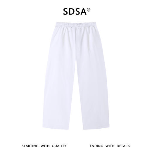 SDSA男装2026新款高贵轻奢显瘦时尚抽绳松紧休闲裤百搭舒适休闲 商品图4
