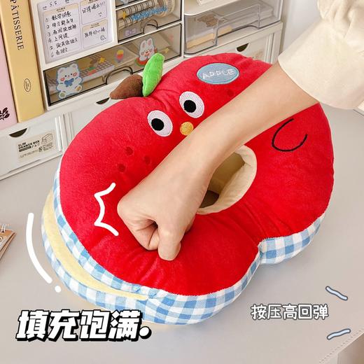 【柔软舒服！填充饱满】苹果午睡枕趴睡枕可爱办公室好物工位午休枕头趴桌子抱枕睡觉神器。xb 商品图2