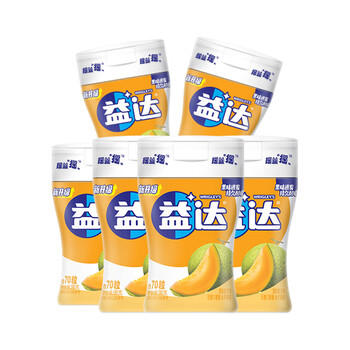 益达 木糖醇无糖口香糖蜜瓜味约70粒98g*6瓶 休闲零食糖果 口气清新糖 /休闲食品 /糖果 /口香糖 商品图3