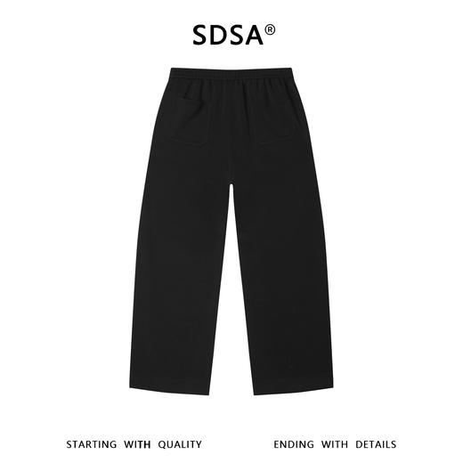 SDSA男装2026新款高贵轻奢休闲运动风纯色抽绳松紧休闲裤百搭时尚 商品图4
