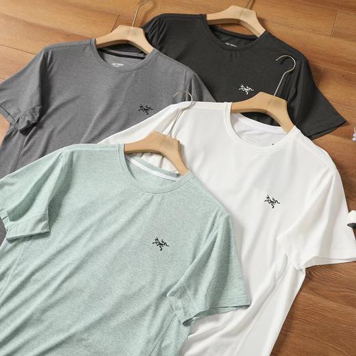 F040707夏季新款休闲男女舒适百搭柔软亲肤棉质短袖T恤上衣 商品图1