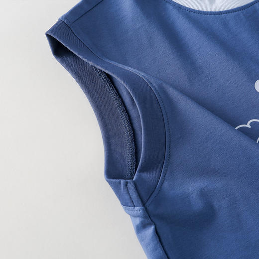 【10A抗菌】棉花堂夏款印花趣点儿童无袖T恤-- FD61140 商品图10