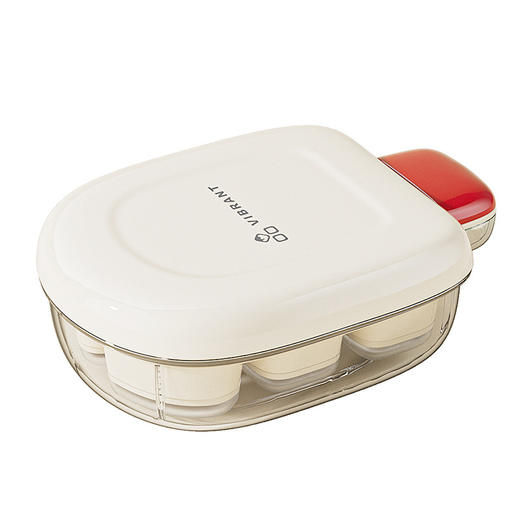 【带盖储冰！不易串味】冰格模具带盖储冰按压制冰盒制冰冻冰块食品级自制冰块家用。xb 商品图4