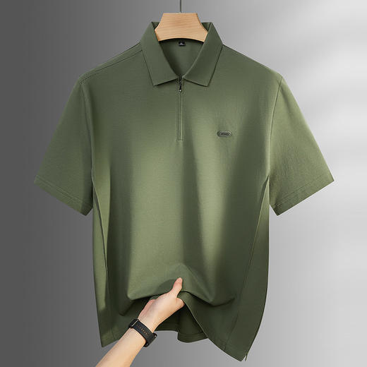 【DPF】大依优型大码男装夏季翻领polo衫短袖冰丝透气凉爽棉质短袖上衣 商品图1