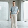 PALUOPO/PL【桑蚕丝混纺】天丝 T 恤女夏季新款宽松显瘦冰感上衣ES250952M 商品缩略图7