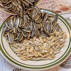 内蒙，三胖蛋瓜子源自内蒙古向日葵核心产区 10斤里面才能选出2两好瓜子 配料表干净基地直邮
