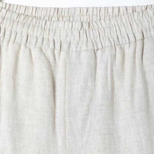 SDSA男装2026新款高贵轻奢简约纯色亚麻休闲裤百搭透气舒适裤子 商品图2