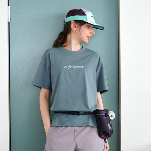 714street水显印花7A抗菌速干健身运动短袖2026夏季防晒凉感T恤男 商品图2