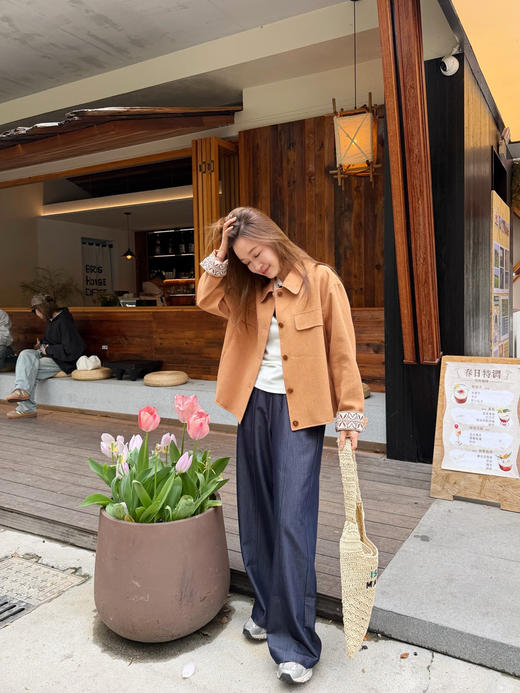 260407|chao薄透qi直筒裤直筒阔腿牛仔裤|春夏专属清爽不闷，5-7个工作日发货 商品图5