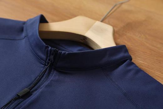 F040743户外男生休闲百搭速干吸湿运动半拉链POLO衫 商品图9