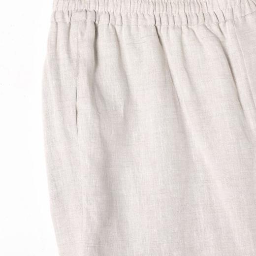 SDSA男装2026新款高贵轻奢简约纯色亚麻休闲裤百搭透气舒适裤子 商品图3