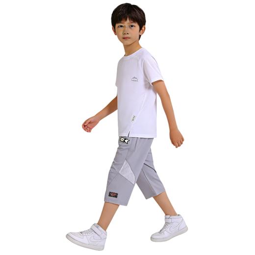 【3色男女款】Amilife阿米日记机能拼接网眼七分裤 商品图1