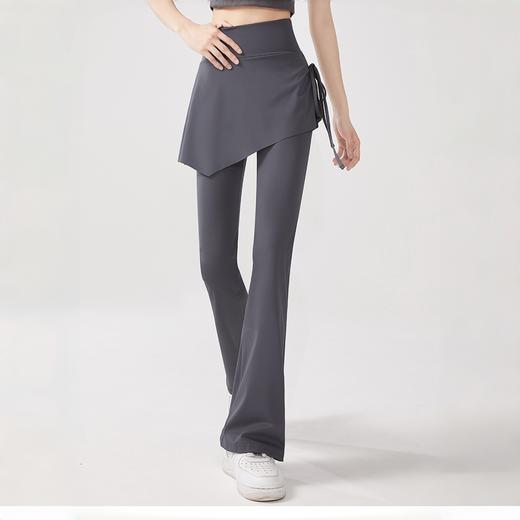 微喇假两件瑜伽裤休闲裤 ，假胯宽、腿不直全遮挡，穿上有腰有臀身材都变好看 商品图0