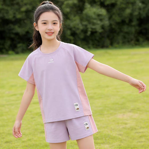 【4色男女款】Amilife宣纸拼接炫彩短袖 商品图4