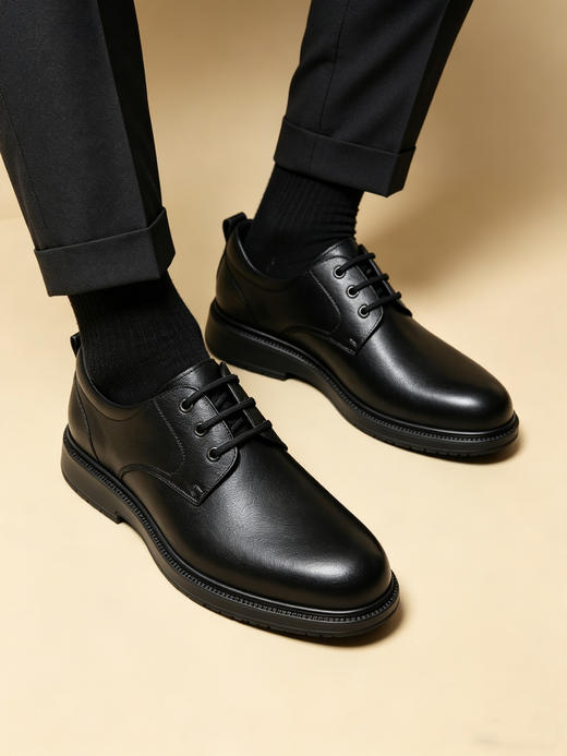 【自主换气的皮鞋】量橙气动皮鞋，空气动力双循环系统，不臭脚，不闷脚！ 商品图7