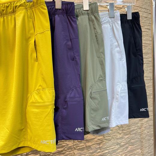 F040745夏季新款松紧拉绳设计冰丝速干透气户外休闲运动短裤 商品图2