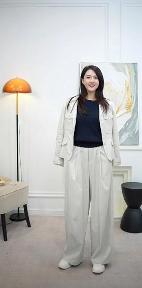 阔步|立体廓形独特阔腿裤