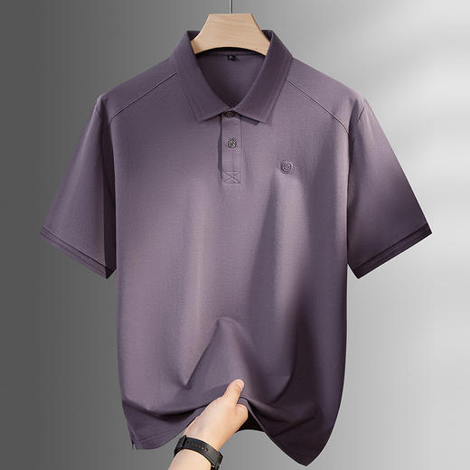 【DPF】大依优型大码男装夏季棉质透气短袖POLO衫商务休闲百搭上衣T恤 商品图2