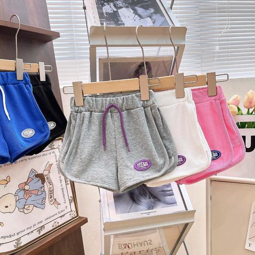 叮当可可宝宝夏季韩版百搭热裤儿童棉短裤女童春夏纯色休闲运动潮热裤90-140★娃娃优选 商品图0