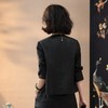 西子/素冰纱28姆米上久楷冰裂纹桑蚕丝外套裤子套装/WTTJ1067 商品缩略图4