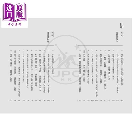 【中商原版】错觉与和解 严瀚钦文学评论集 港台原版 严瀚钦 P.PLUS LIMITED 商品图2