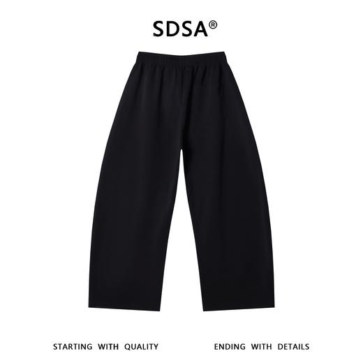 SDSA男装2026新款高贵轻奢休闲运动风弯刀抽绳松紧休闲裤百搭时尚 商品图4