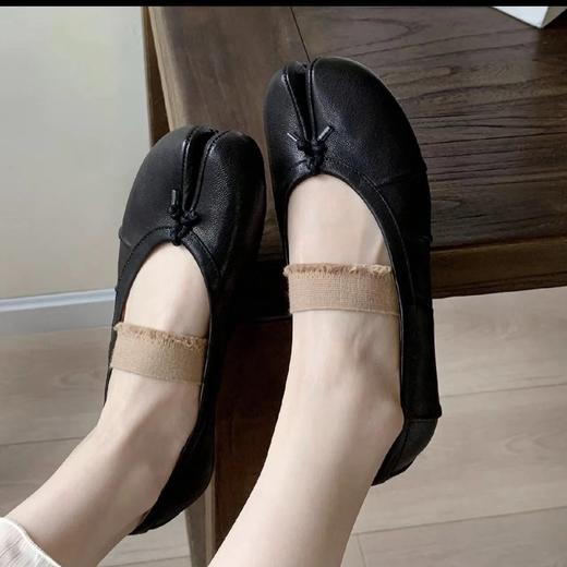 重磅渠道   Tabi芭蕾松紧分趾单鞋    分趾平底单鞋   超软水晶羊皮拖鞋 松紧带单鞋 商品图2