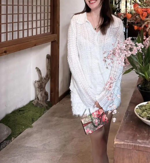 GUCCI 酒神 花卉 老花 mini斜挎包 商品图2