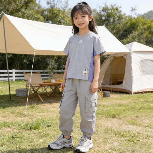 【4色男女款】Amilife宣纸拼接炫彩短袖 商品图1